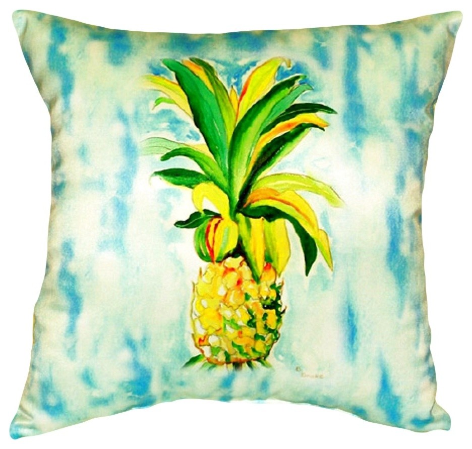 Pineapple No Cord Pillow - Set of Two 18x18