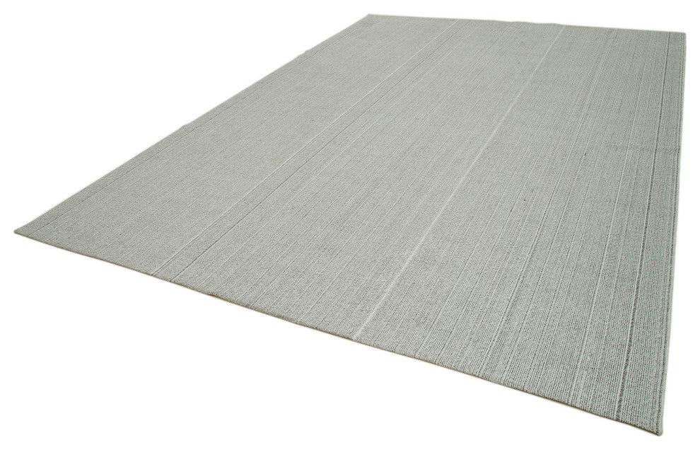 Rug N Carpet - Handmade Turkish 10' 0'' x 13' 7'' Flatweave Wool Kilim Rug