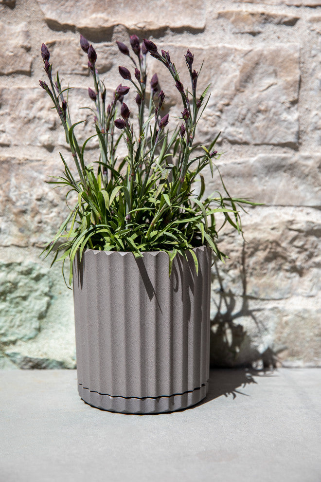 Veradek Demi Series Demi 6" Planter, Grey, 6 Inch, 1 Pack