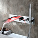 Rivera Wall Mount 3 Piece LED Faucet Set