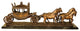 Remington Design, "Princess Coach" Bronze Sculpture With Marble Base