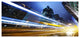 Traffic In Hong Kong at Night, Large Cityscape Canvas Art Print, 60"x28"