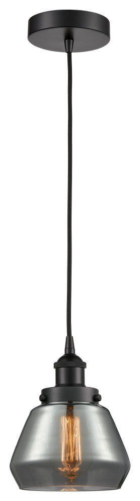 Innovations 616-1PH-BK-G173-LED 1-Light Mini Pendant, Matte Black
