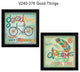 "Good Things" Collection By Mollie B., Printed Wall Art, Black Frame