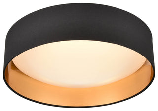 Millennium Lighting Rosata Collection 1-LIght 16" Burnished Gold Flushmount