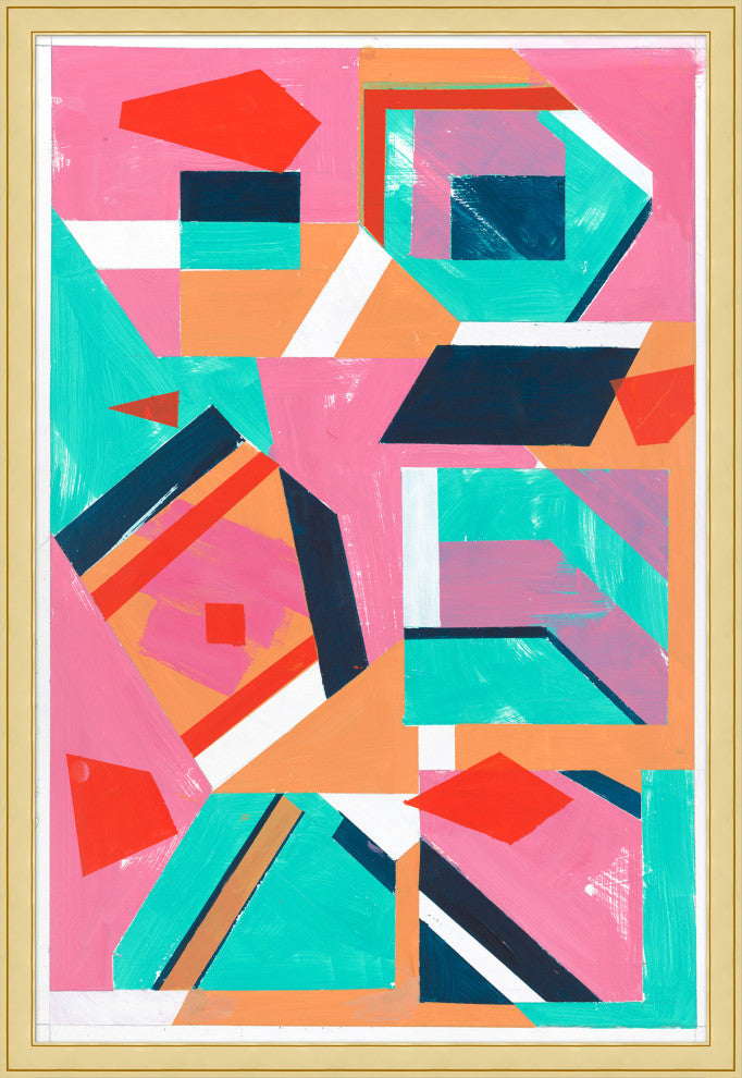 Six Arranged Shapes, Giclee Reproduction Artwork