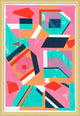 Six Arranged Shapes, Giclee Reproduction Artwork