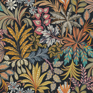 Crafted Floral Peel and Stick Wallpaper, Sample, Summer Night