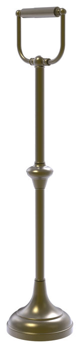 Free Standing Toilet Tissue Holder, Antique Brass