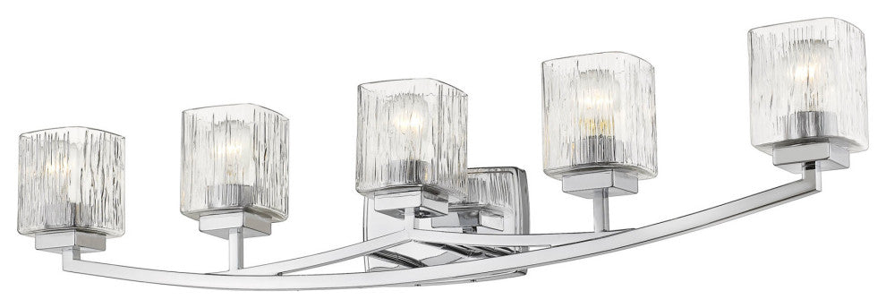 Z-Lite 1929-5V Zaid 5 Light 40"W Vanity Light - Chrome