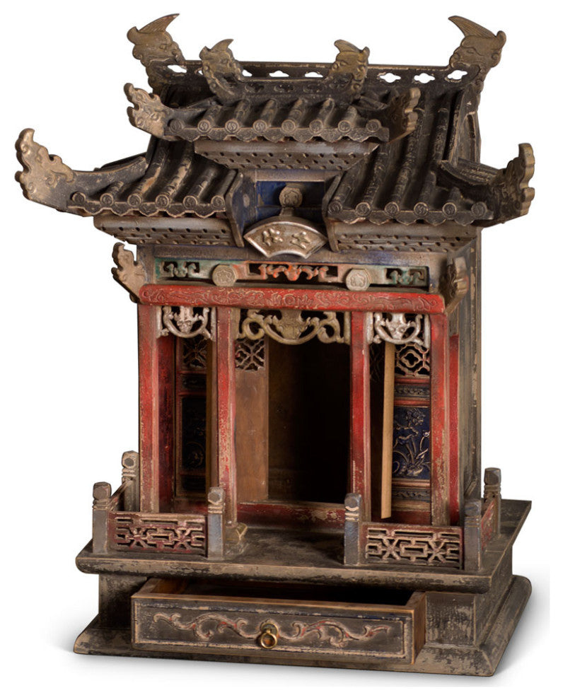 Vintage Chinese Pagoda Altar House
