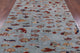 Fish Design Gabbeh Hand Knotted Wool Rug 6' 2" X 9' 7" Q8327