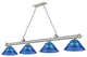 Zlite 2306-4BN-ARDB 4-Light Billiard, Dark Blue
