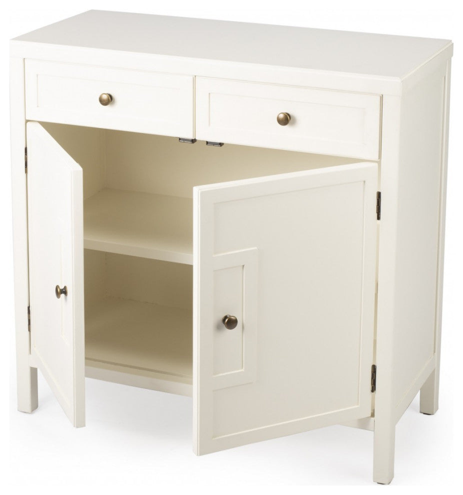 Imperial White Console Cabinet