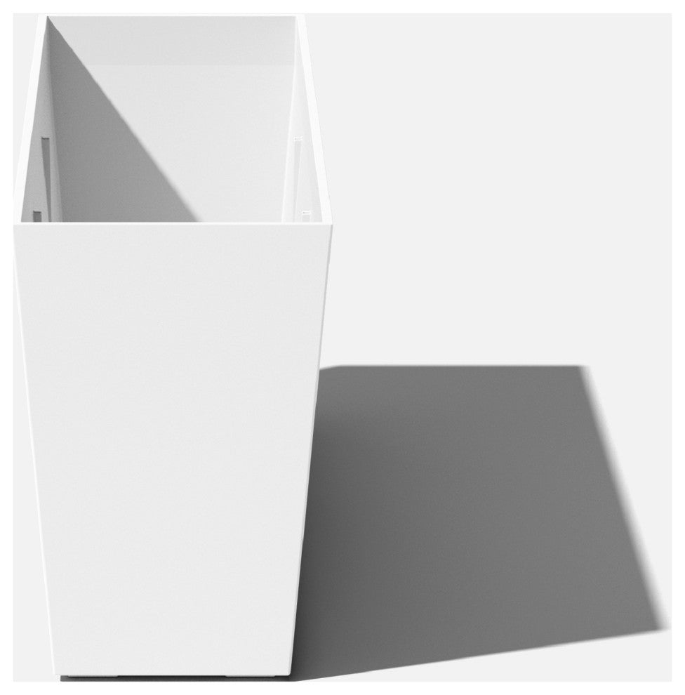 Midori Trough Planter, White, 39 Inch, 1 Pack