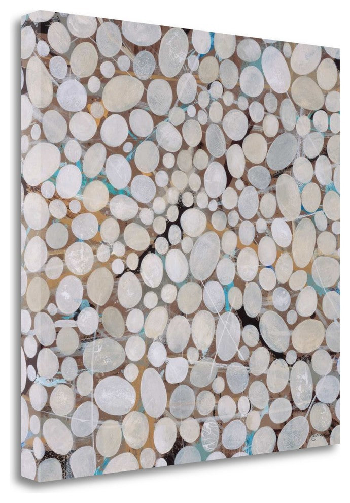 "River Pebbles" By Isabel Lawrence, Giclee Print on Gallery Wrap Canvas