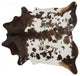 Pergamino Tricolor Exoctic  Cowhide Rug, Large