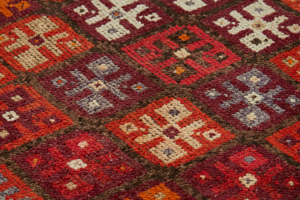 Rug N Carpet - Handmade Oriental 2' 11" x 12' 8" Tribal Runner Rug