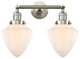 Innovations 208-SN-G661-7-LED 2 Light Bath Vanity Light, Brushed Satin Nickel