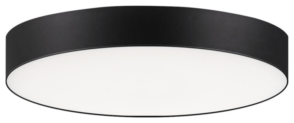 Maxim 57660WT Trim 5"W Integrated LED Flush Mount Ceiling Fixture - Black