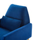 Armchair Accent Chair, Blue Navy, Velvet, Modern, Mid Century Hotel Lounge Cafe