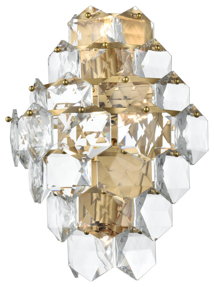 Home Living 18" Wall Sconce, Satin Gold