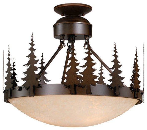 Yosemite 18" Semi-Flush