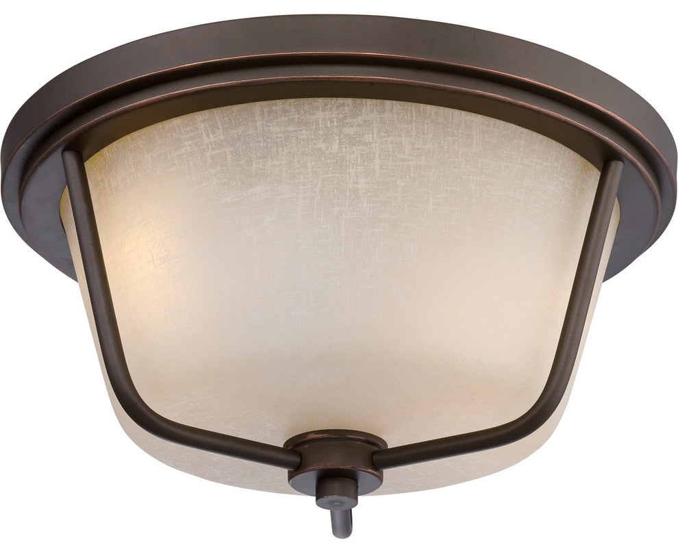 Nuvo 2-Light LED Tolland Outdoor Light Fixture, Mahogany Bronze