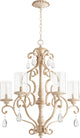 San Miguel Transitional Chandelier, Persian White