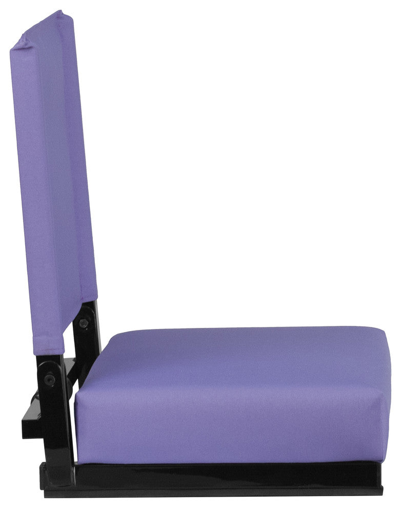 Folding Tables and Chairs, "Carletta" Portable Lounge Chair, Purple