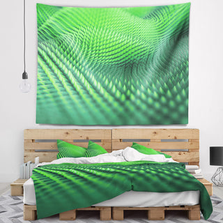Green 3D Spiny Texture Abstract Wall Tapestry, 60"x50"