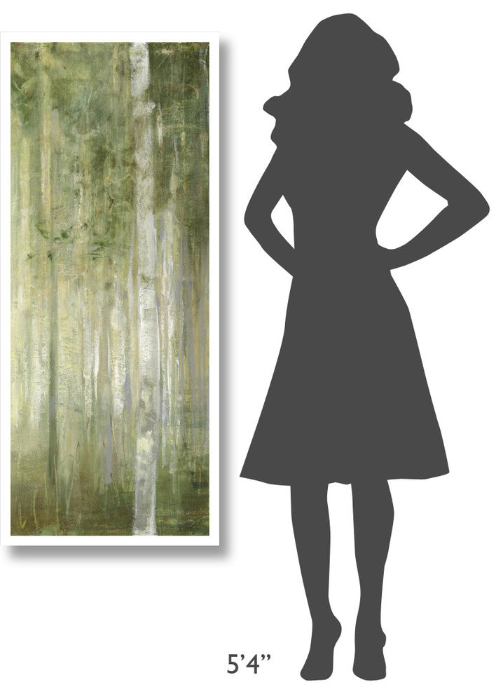 "Resolutions Panel II" Digital Paper Print by Julia Purinton, 22"x52"