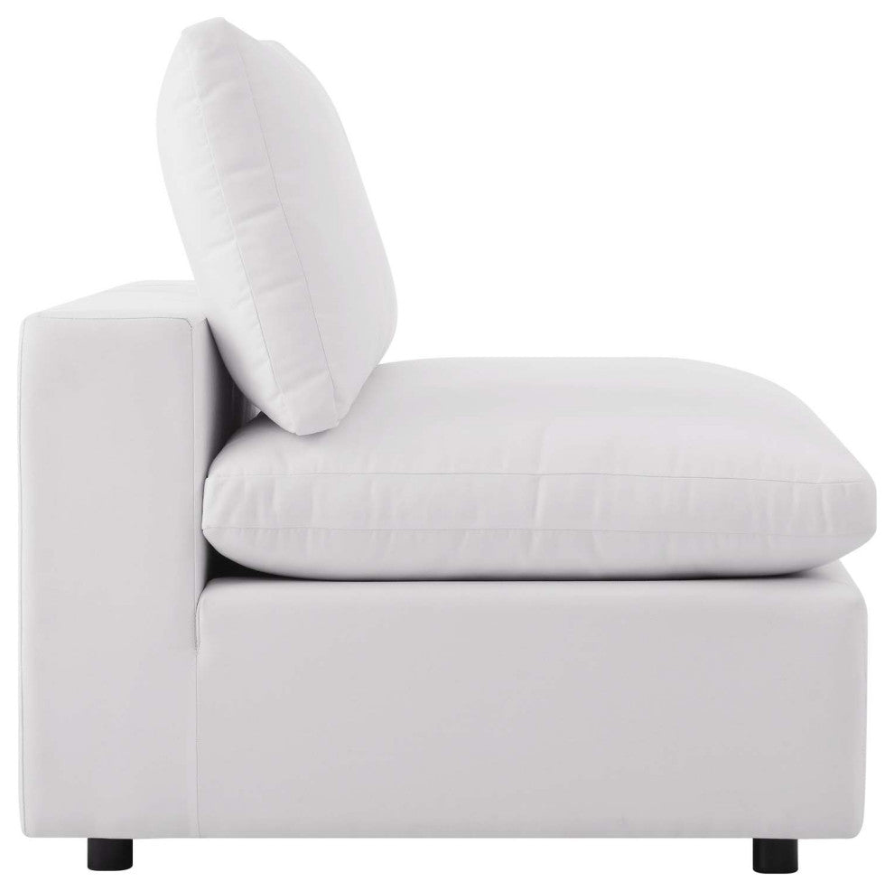 Commix 4-Piece Outdoor Patio Sectional Sofa White