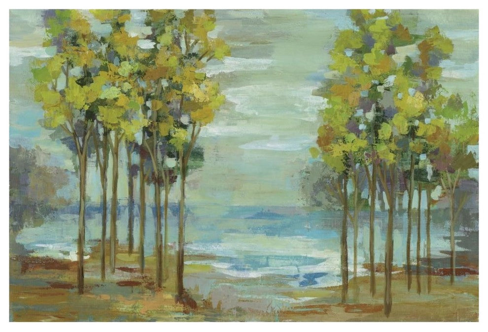 "Spring Trees" Digital Paper Print by Silvia Vassileva, 38"x26"