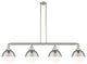 INNOVATIONS 214-SN-HFS-81-SN 4-Light Island Light Brushed Satin Nickel
