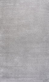 Haze Solid Low-Pile Light Gray 6 ft. x 9 ft. Area Rug