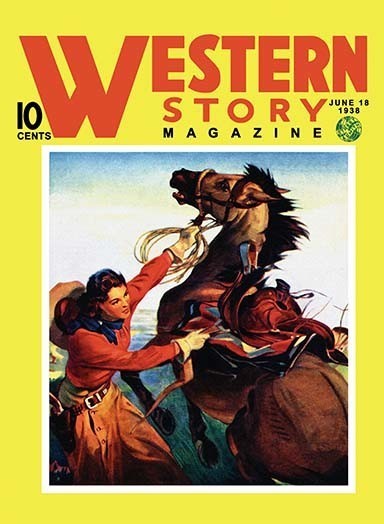 Western Story Magazine: She Ruled the West- Gallery Wrapped Canvas Art 28" x 42"