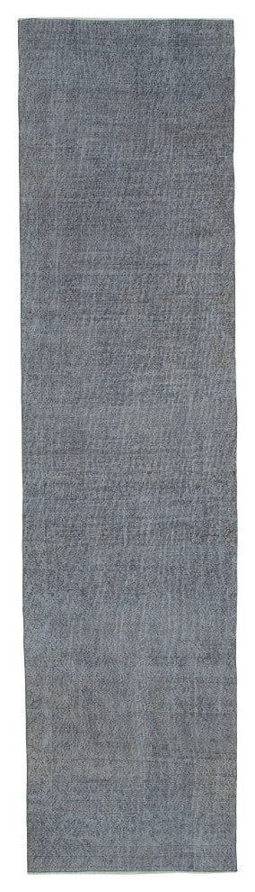 Rug N Carpet - Handmade Turkish 3' 0" x 12' 0" Vintage Kitchen Runner Rug