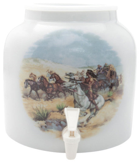 Goldwell Designs Santa Fe Design Water Dispenser Crock