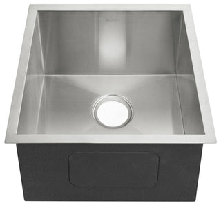 Plaisir 14x18 Stainless Steel, Single Basin, Undermount Kitchen Sink
