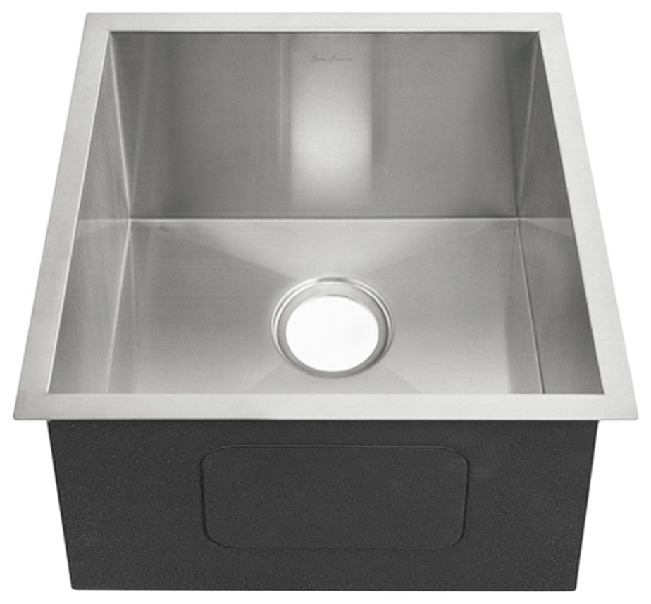 Plaisir 14x18 Stainless Steel, Single Basin, Undermount Kitchen Sink