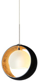 Pogo 1 Light Pendant Lighting, Satin Nickel, LED