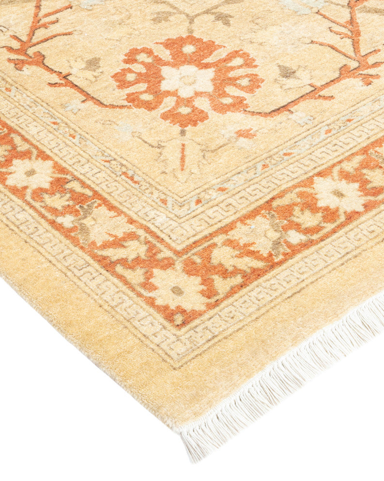 Mogul, One-of-a-Kind Hand-Knotted Area Rug Yellow, 10'0"x13'7"