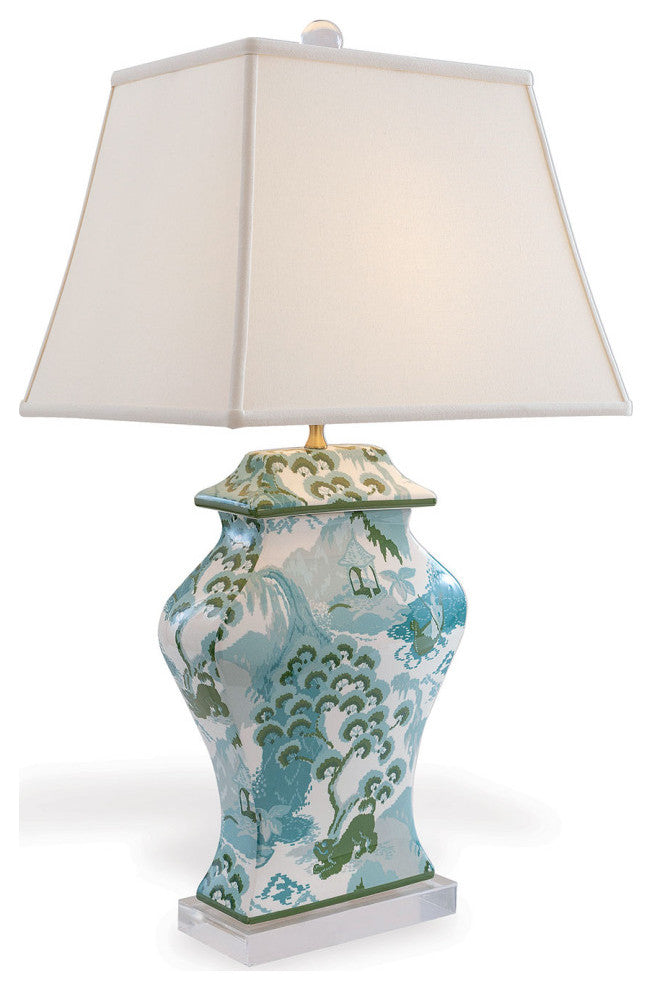 Canton Celadon Lamp