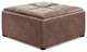 Avalon Square Coffee Table Storage Ottoman