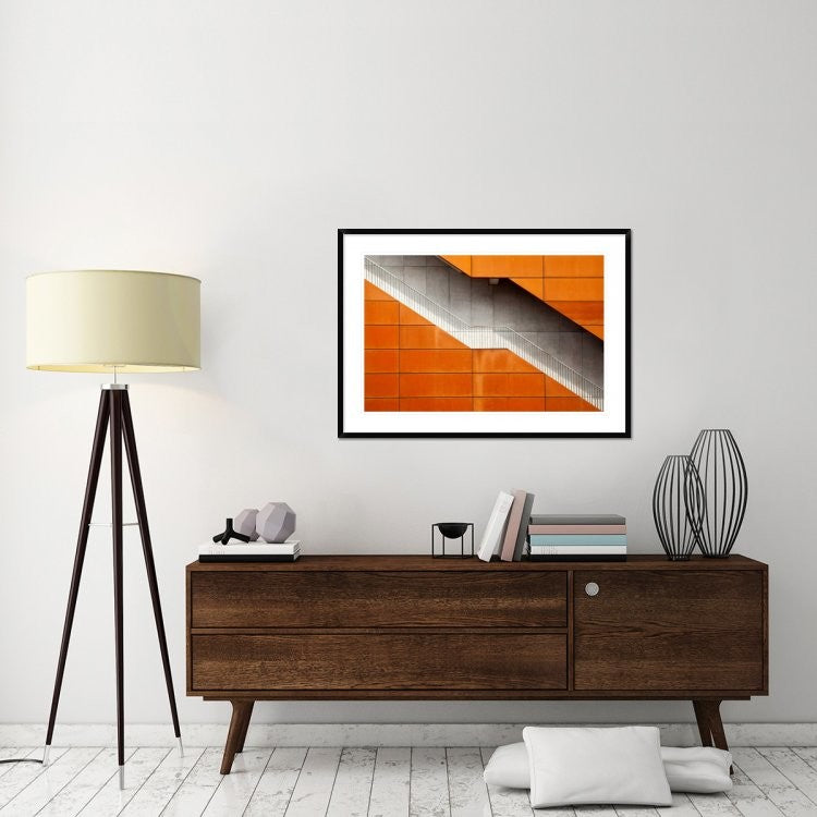 "Steel" Framed Digital Print by Alida Van Zaane, 44x31"