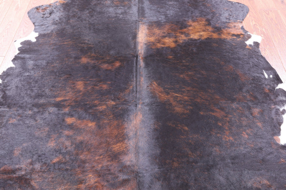 6' 5" X 6' 3" Natural Cowhide Rug C2206
