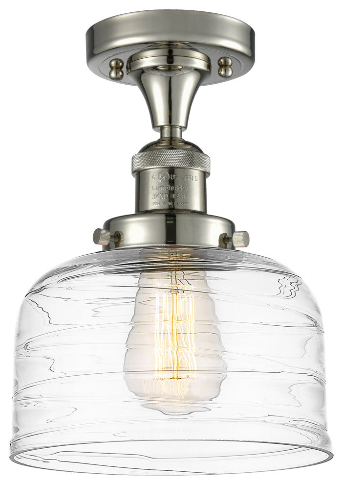 Innovations 517-1CH-PN-G713 1-Light Semi-Flush Mount, Polished Nickel