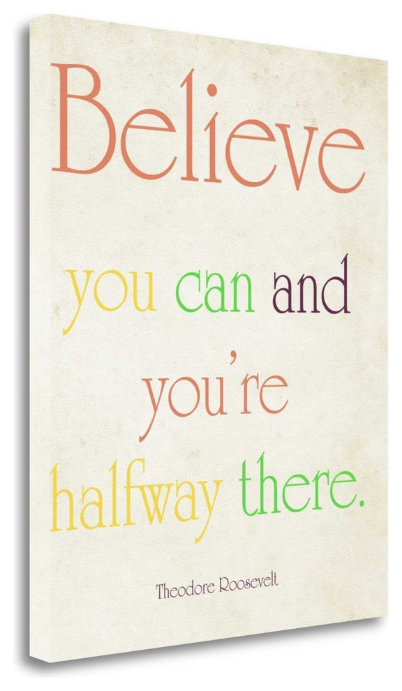 "Believe You Can" By Sylvia Coomes, Giclee Print on Gallery Wrap Canvas