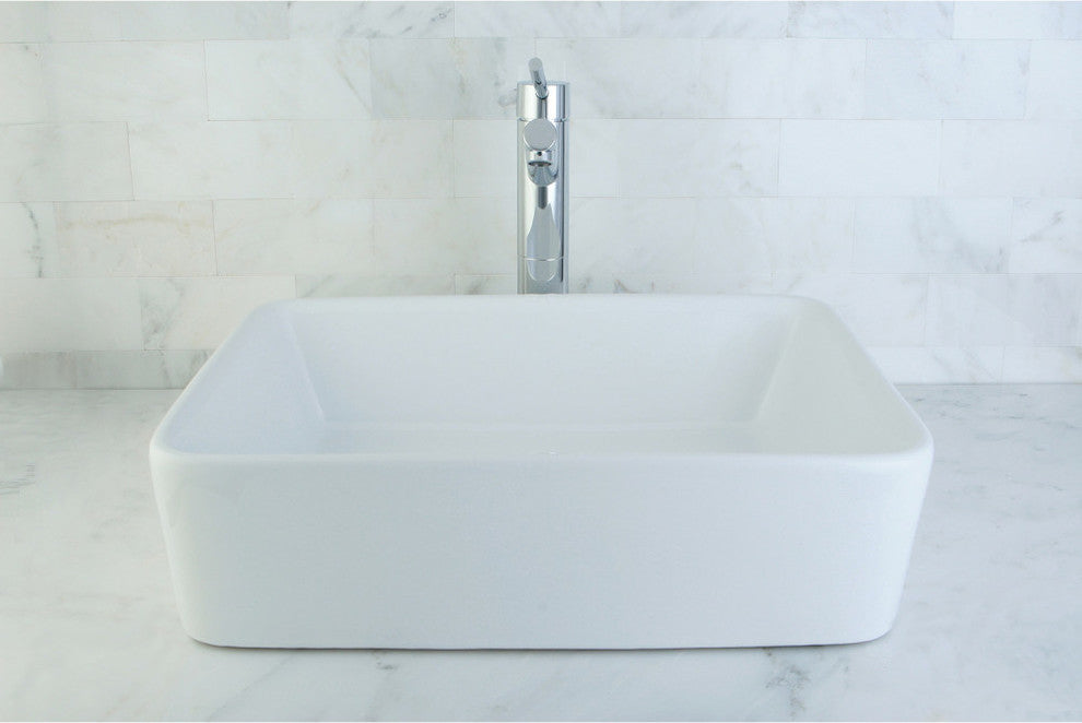 Fauceture Vessel Sink, White